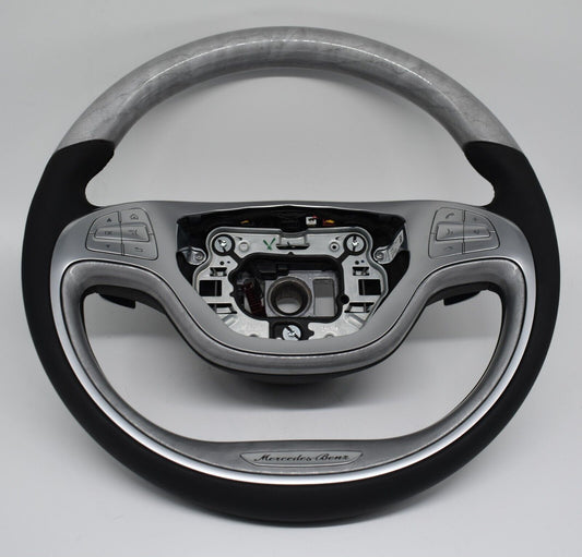 Original Mercedes Holzlenkrad w222 S schwarz a2224605803 heated