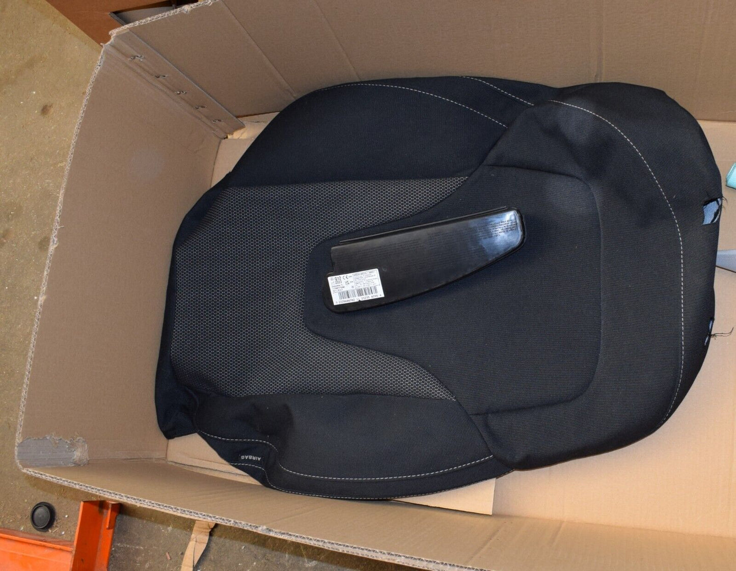 Original Mercedes V Klasse links Stoff Bezug mit Airbag Lehnenbezug w447
