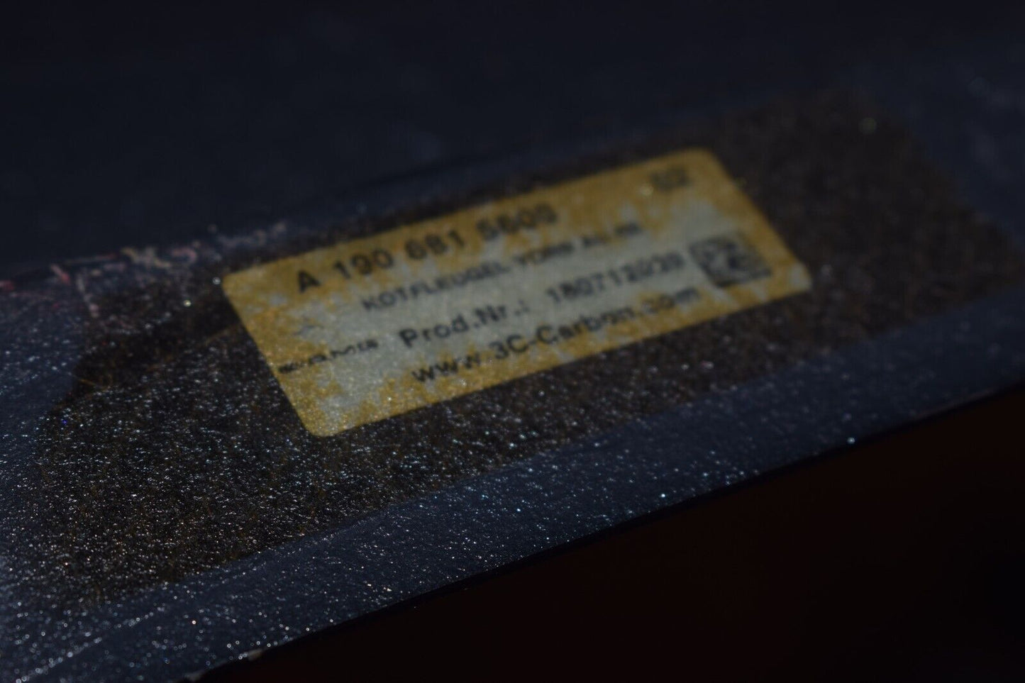 Original Mercedes Carbon Kotflügel Gt C190 GTR AMG a1908804601 rechts