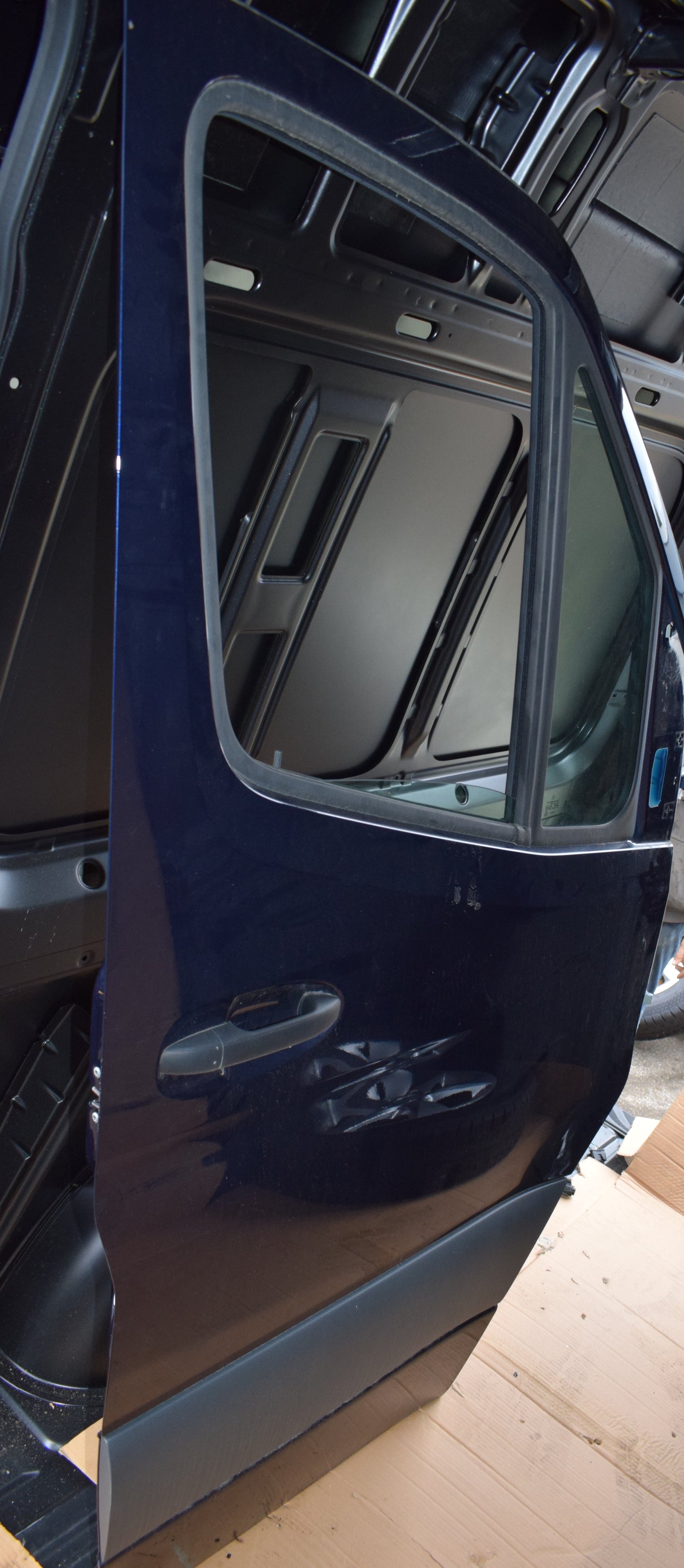 Original Mercedes w907 Sprinter Beifahrer Tür rechts Canvasitblau