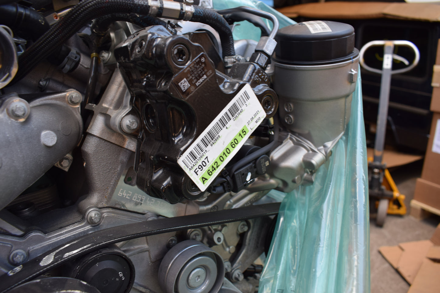 1x Original Mercedes w907 V6 Motor 319CDI 642 3l A6420106015 Sprinter