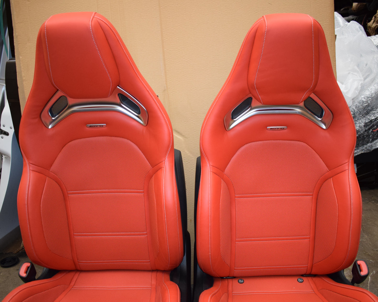 Mercedes AMG Performance Sitze SL R232 OEM Seats rot SL63