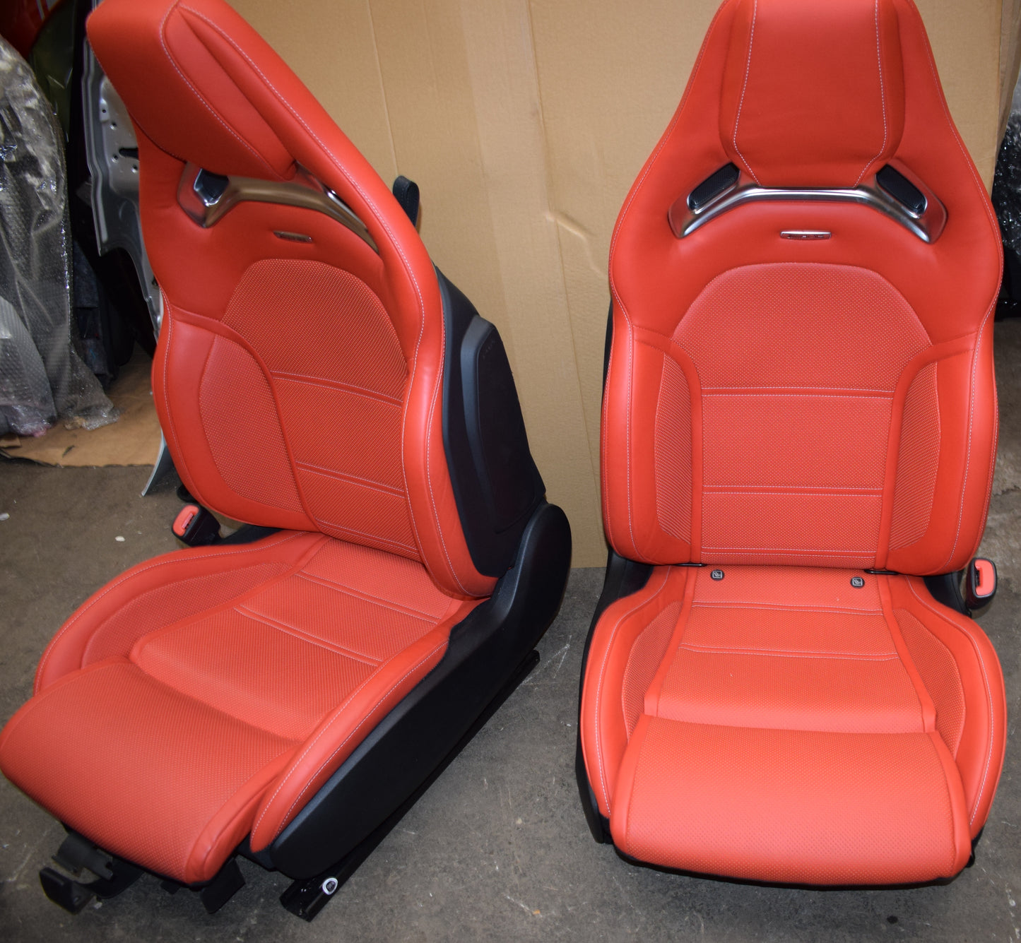 Mercedes AMG Performance Sitze SL R232 OEM Seats rot SL63