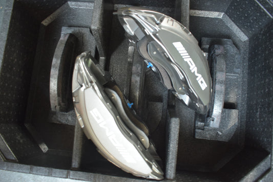 Original Mercedes AMG w223 S63 Bremsen vorne neu Bremssattel Set Silber