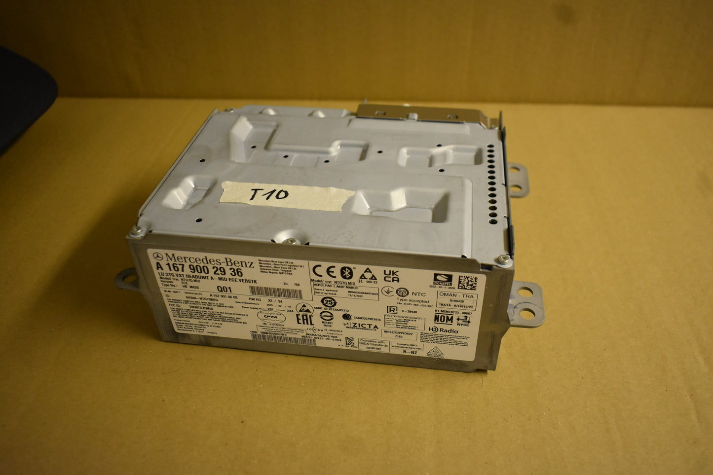 Original Mercedes w447 W907 Comand a1679002936 V Klasse NTG7q MID