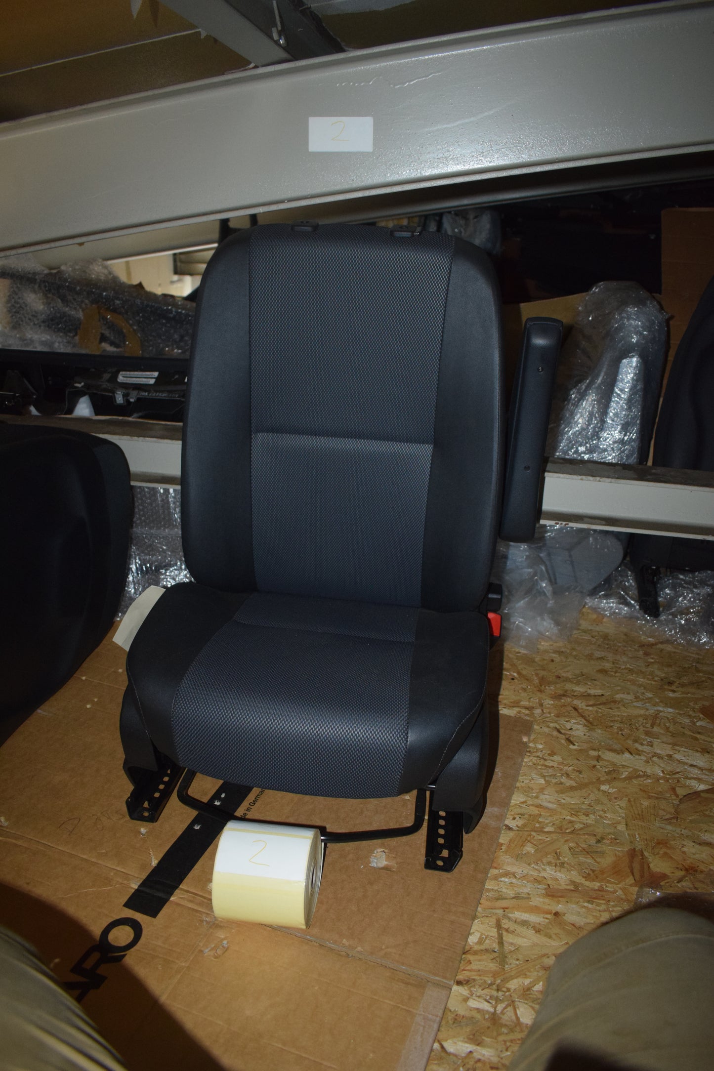 Original Mercedes w906 Sprinter Beifahrersitz Sitz Kunstleder