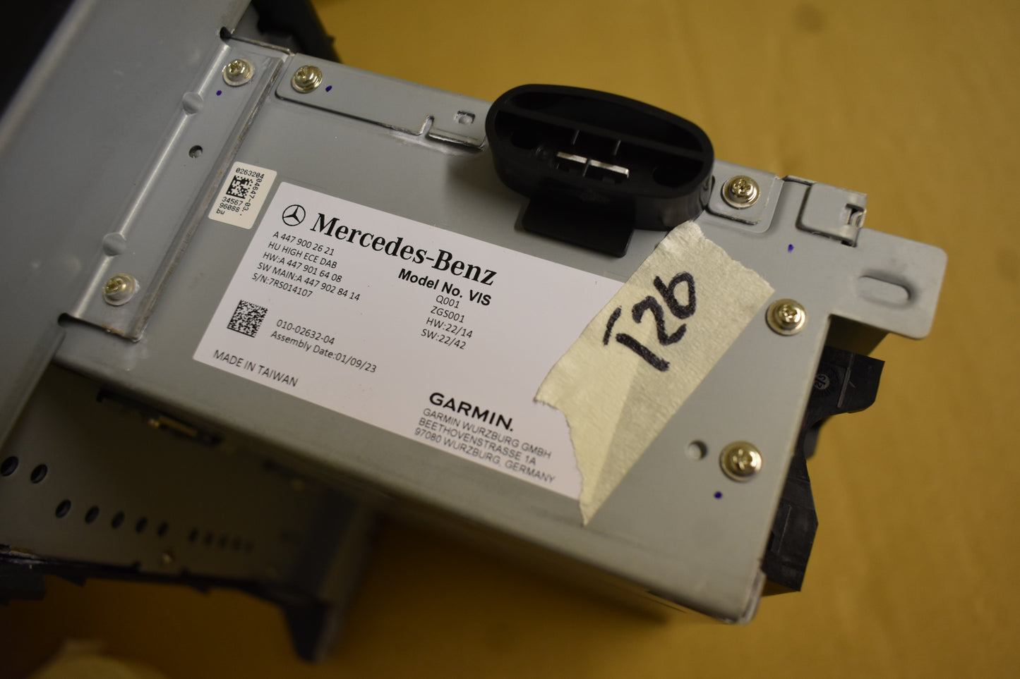 Original Mercedes w447 Vito Radio Audio a4479002621 Touch