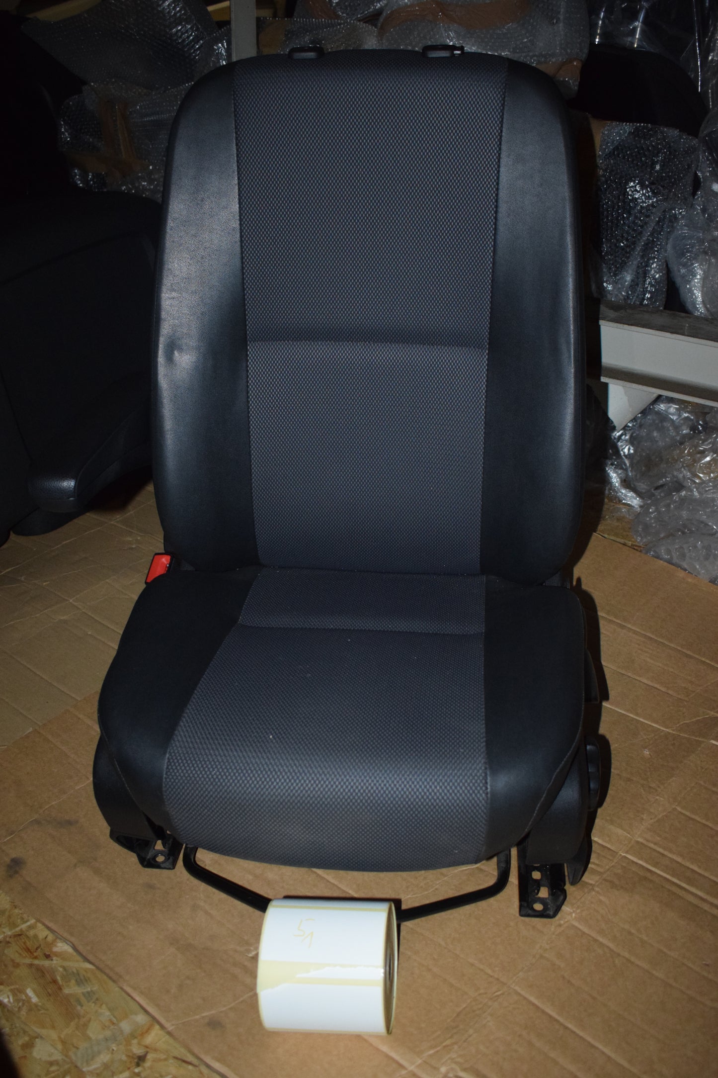 Original Mercedes w906 Sprinter Fahrer Sitz Kunstleder links