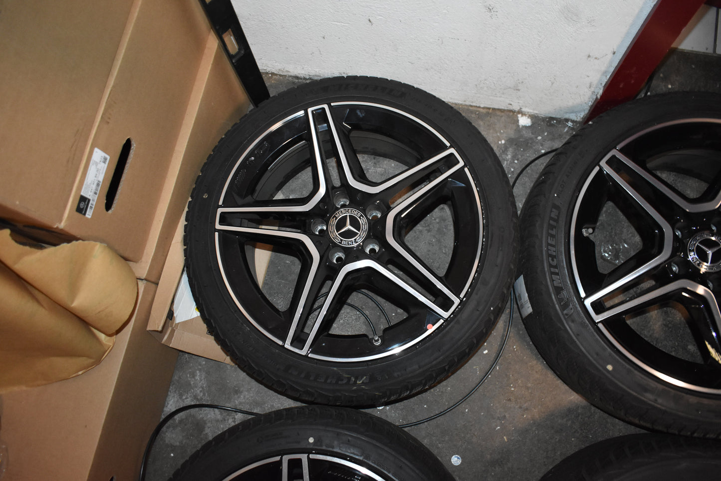 Original Mercedes w177 A Klasse Winterräder 235 40 18 Zoll AMG