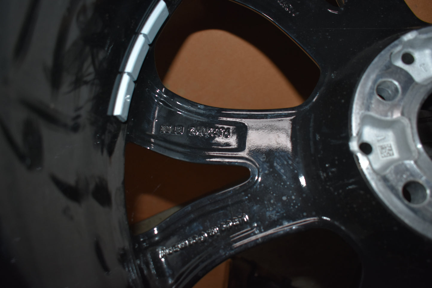 Original Mercedes EQE V295 Alufelgen schwarz 20 Zoll Felgen