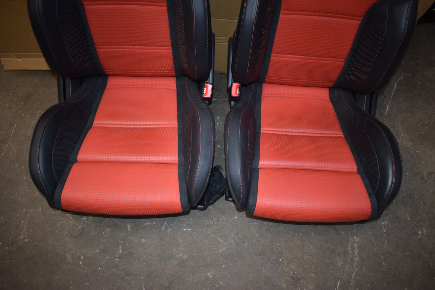 Original Mercedes AMG w253 w205 C63 Performance Sitze vorne rot