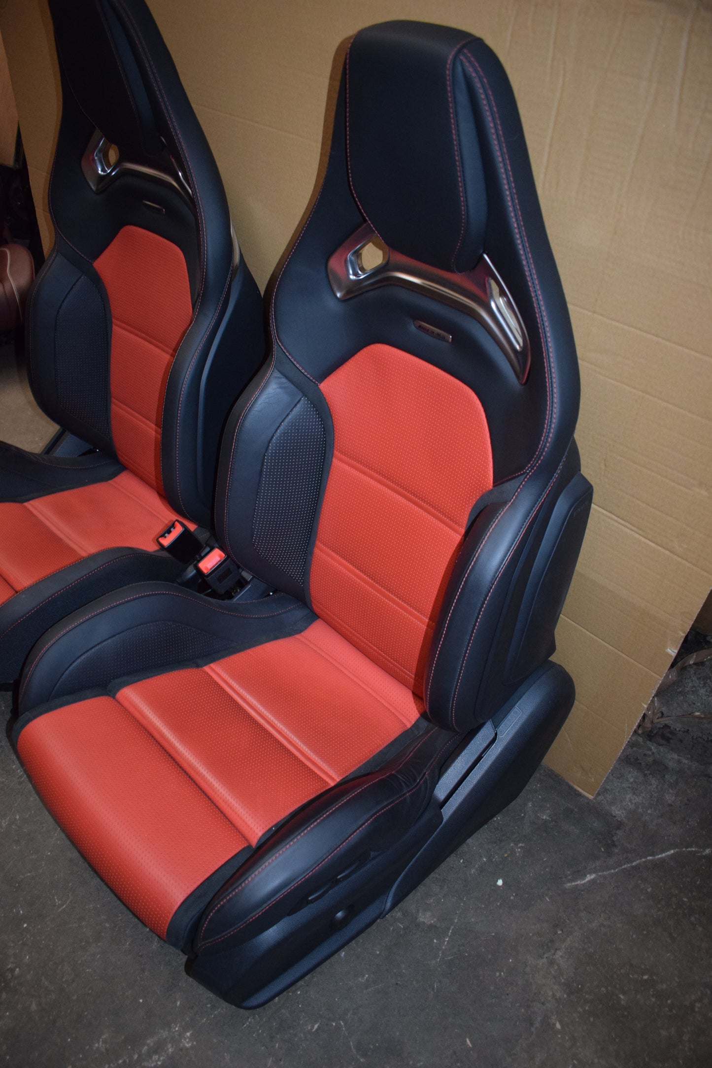 Original Mercedes AMG w253 w205 C63 Performance Sitze vorne rot
