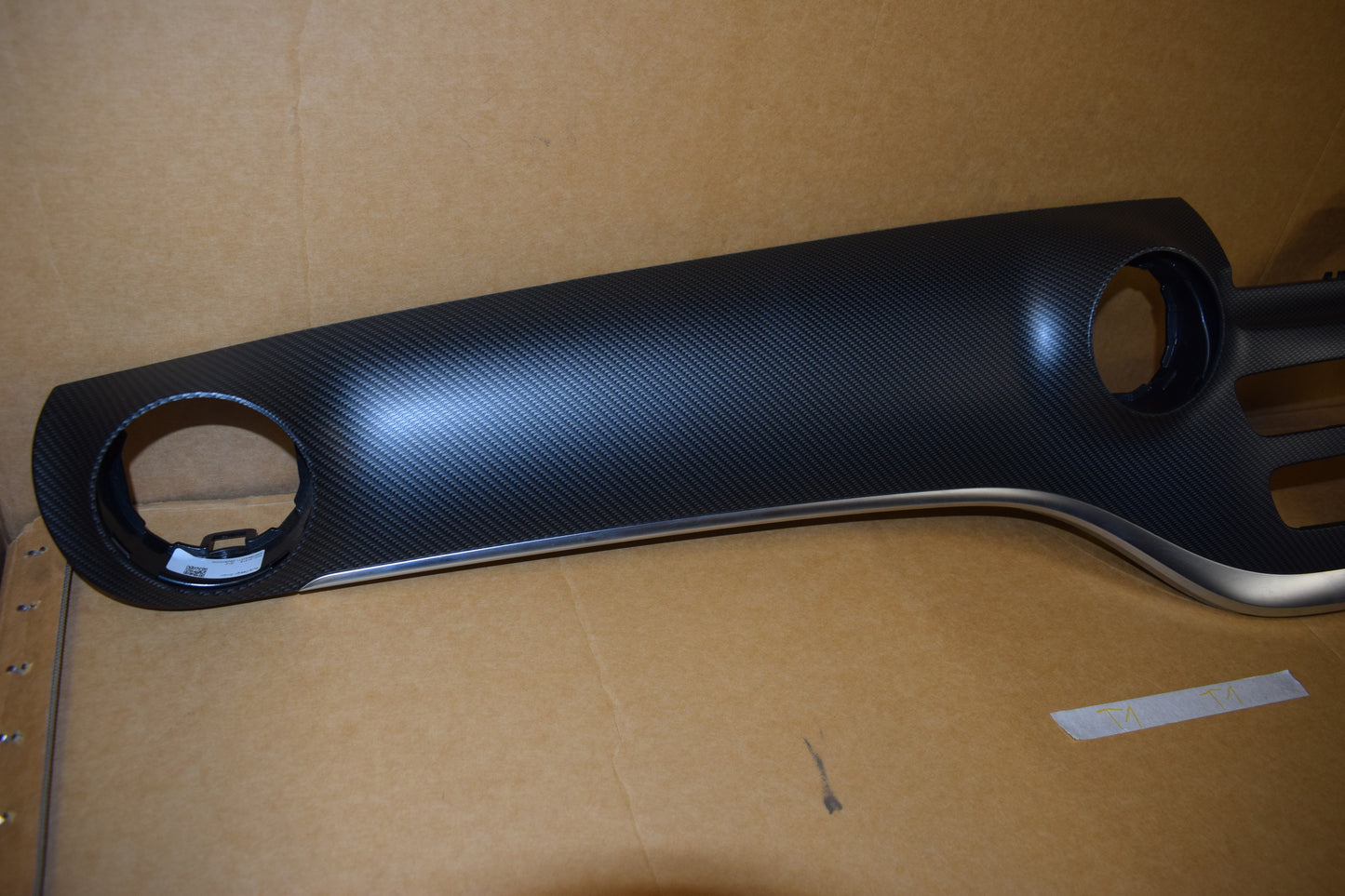 Original Mercedes w447 V Klasse Zierblende Dashboard Carbon look a4476800371