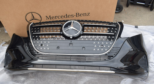 Original Mercedes V klasse w447 Schwarz Stoßstange Mopf 2 Vito
