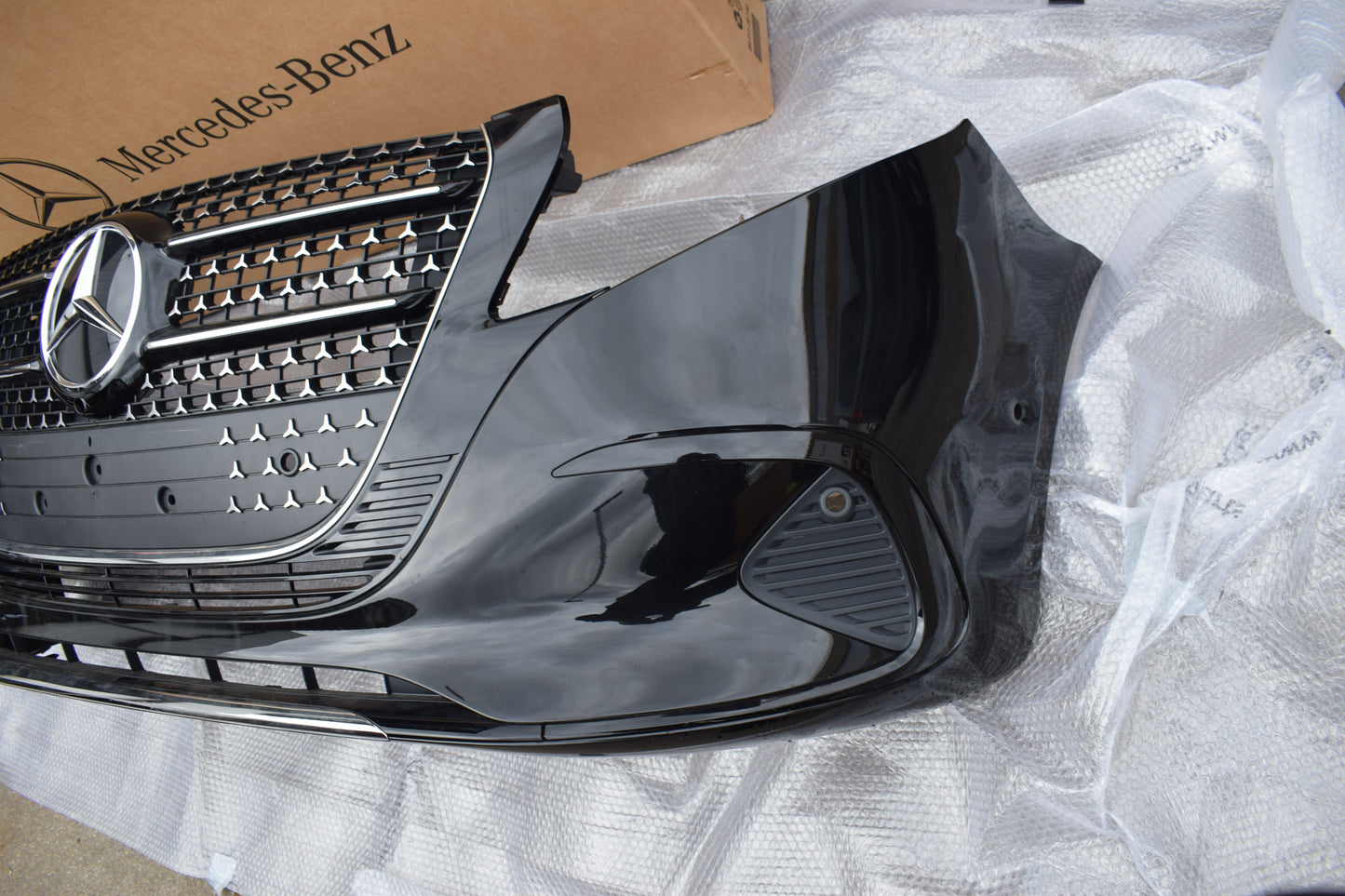 Original Mercedes V klasse w447 Schwarz Stoßstange Mopf 2 Vito