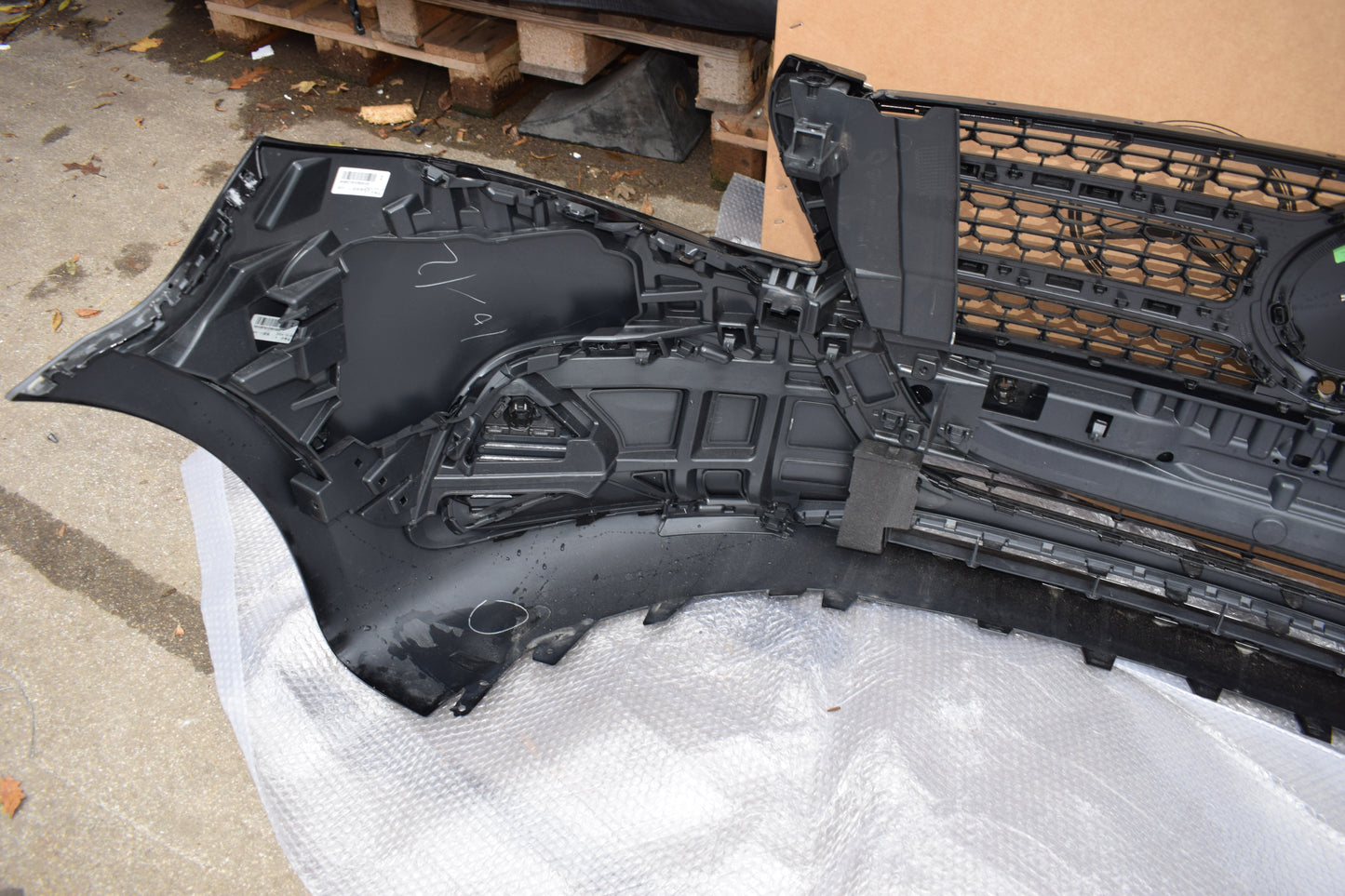 Original Mercedes V klasse w447 Schwarz Stoßstange Mopf 2 Vito