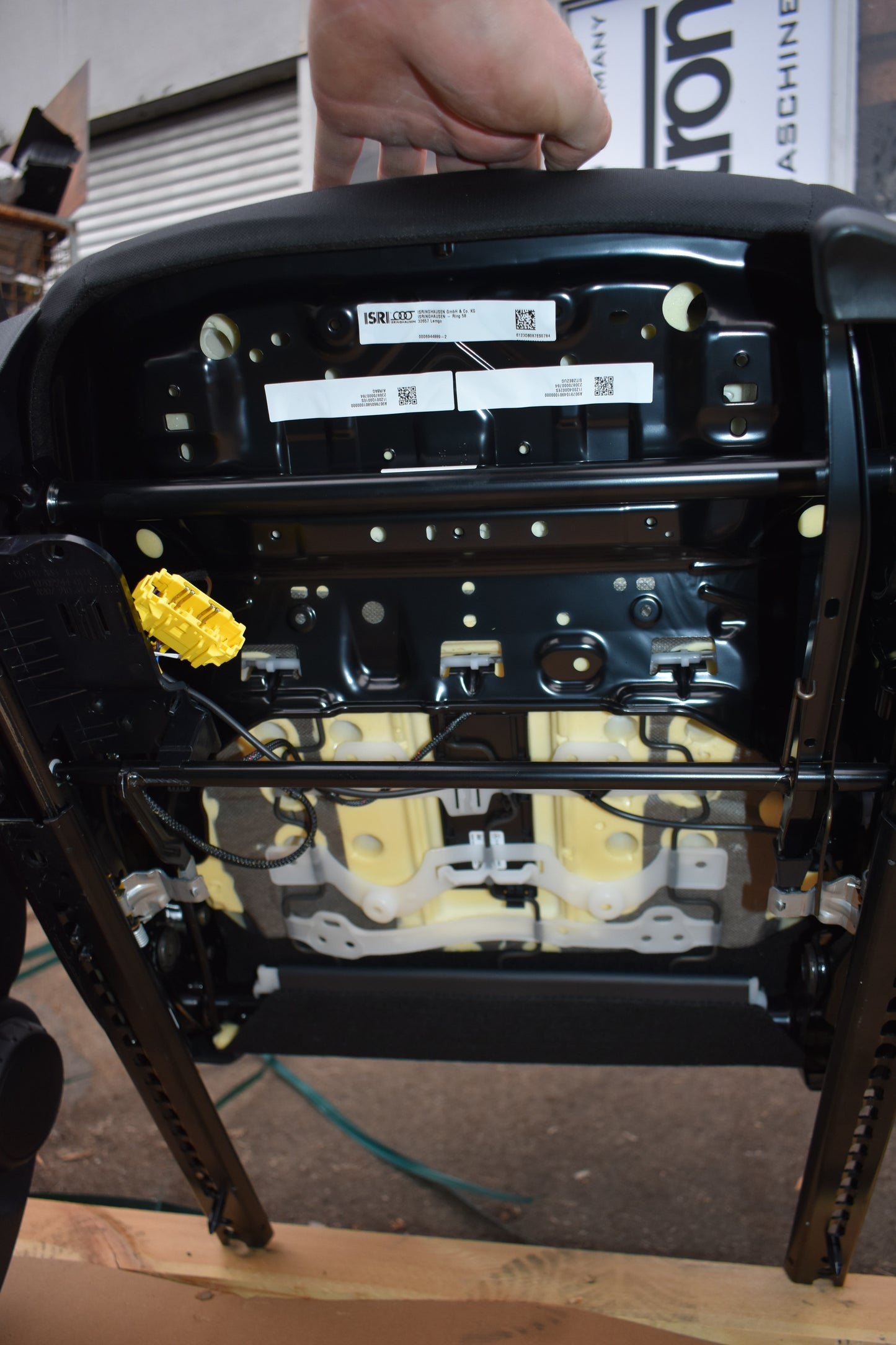 Original Mercedes w907 w910 Beifahrersitz Stoff vorne rechts