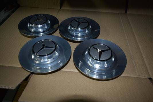 4x Original Mercedes w167 ... Nabendeckel a0004001100 Silber