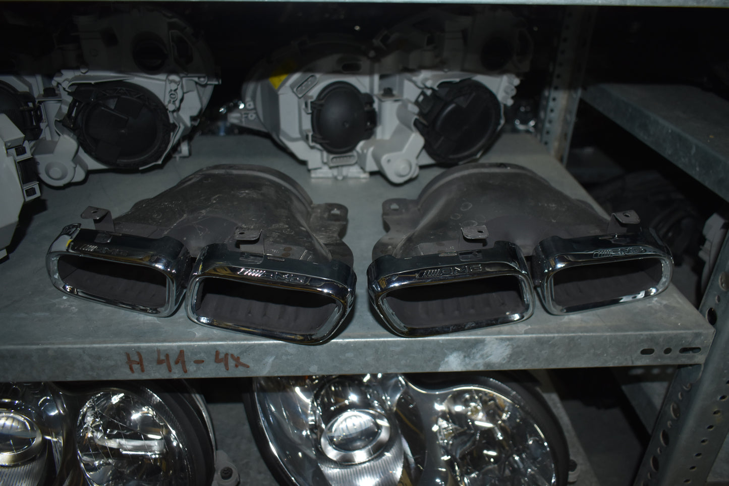 Original Mercedes AMG Auspuffblende Paar x290 Blende W167