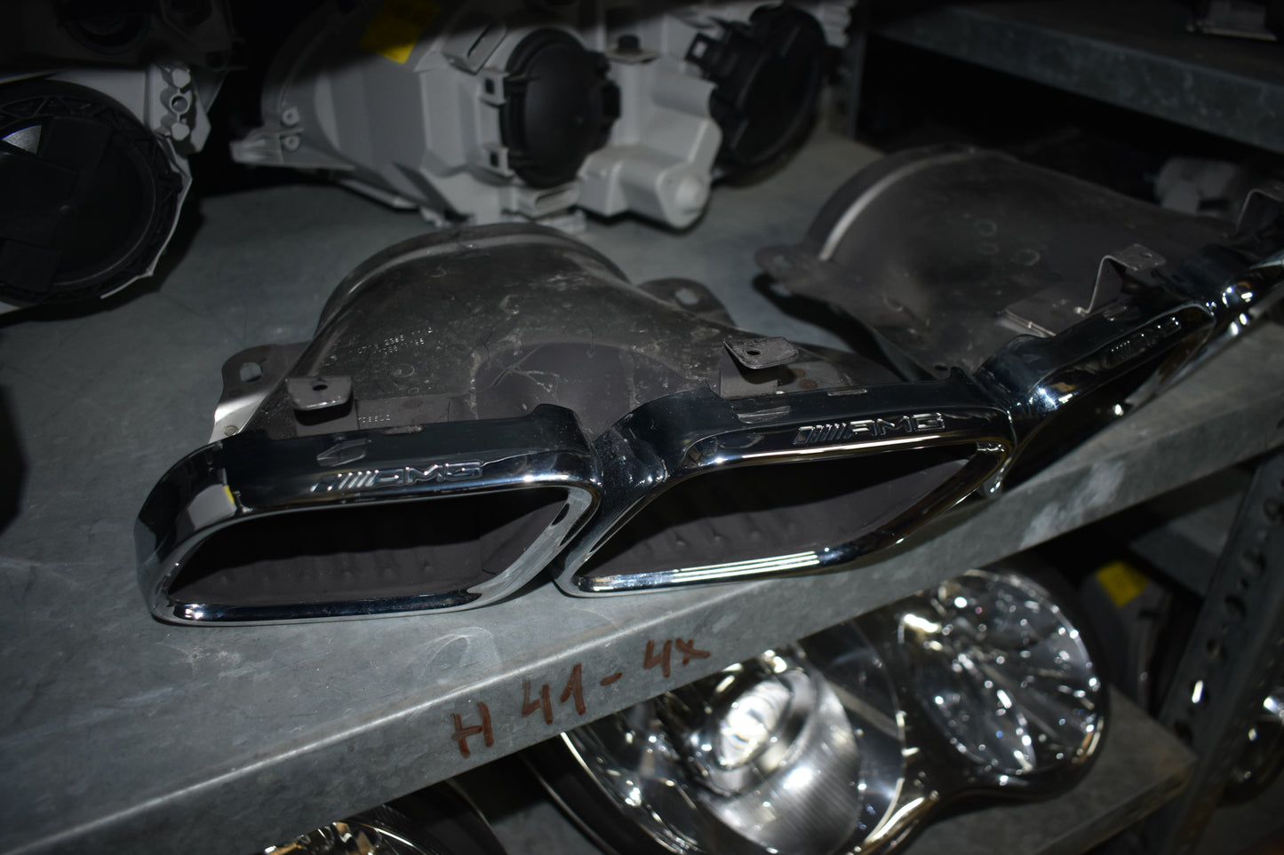 Original Mercedes AMG Auspuffblende Paar x290 Blende W167