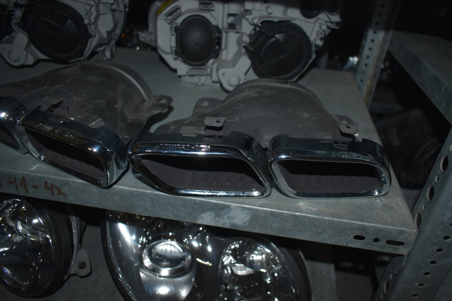 Original Mercedes AMG Auspuffblende Paar x290 Blende W167