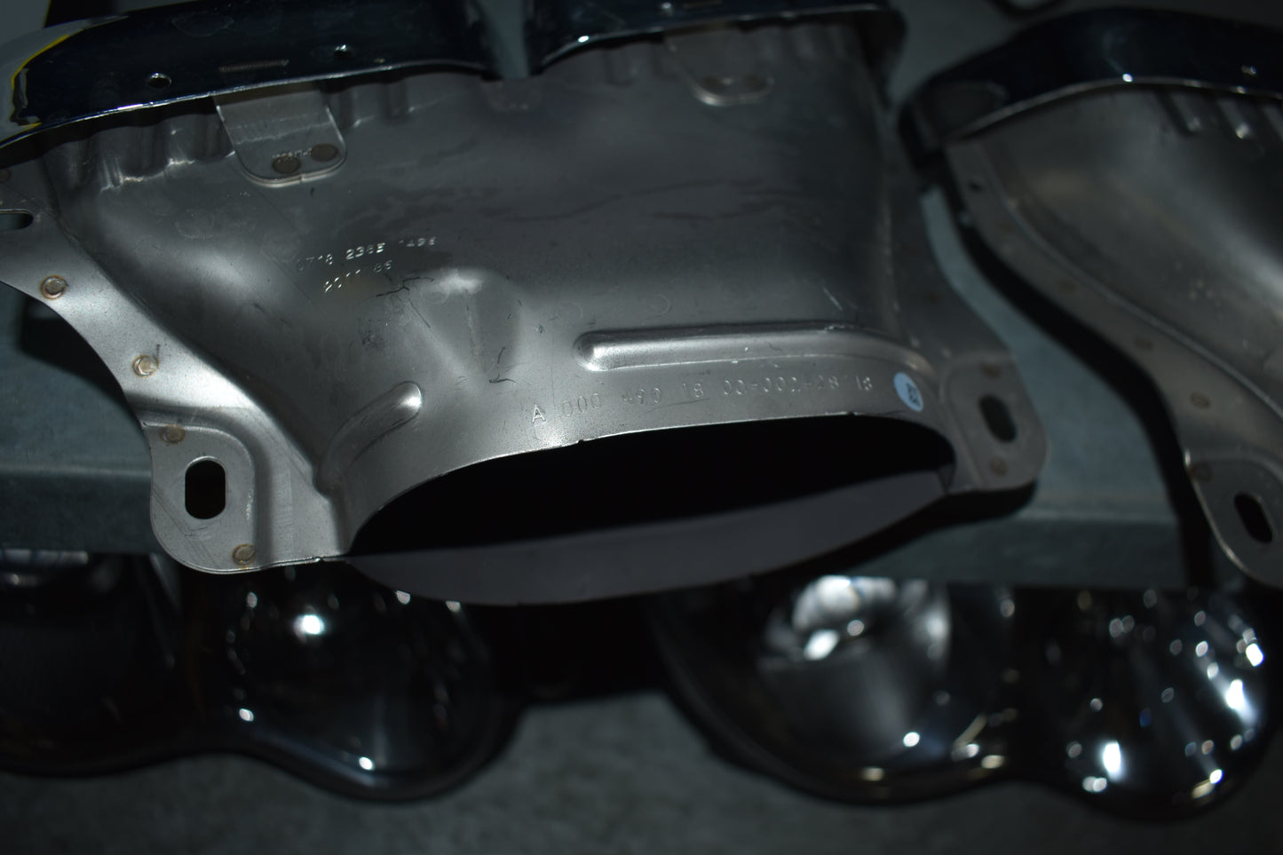 Original Mercedes AMG Auspuffblende Paar x290 Blende W167