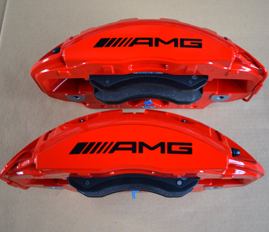 Original Mercedes AMG 223 S Klasse Bremsanlage vorne neu Bremssattel Set rot