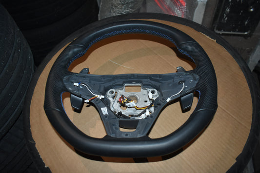 Original VW GOLF 8 GTI Lederlenkrad Sport touch blau Lenkrad