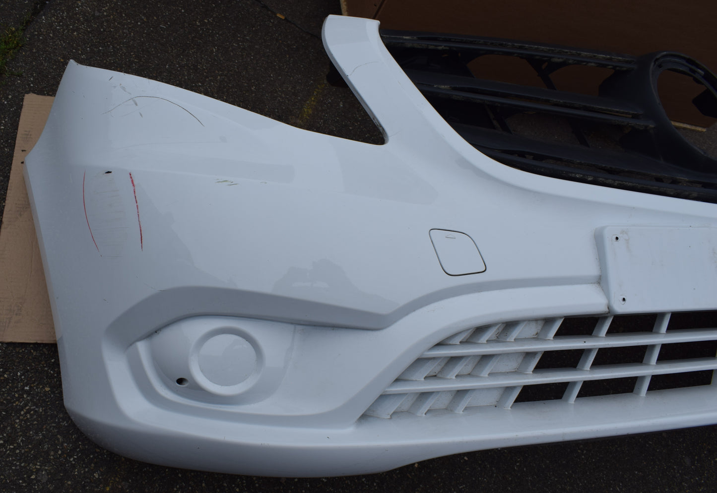 Original Mercedes w447 Vito Stoßstange Stoßfänger Bumper a4478800870 weiss