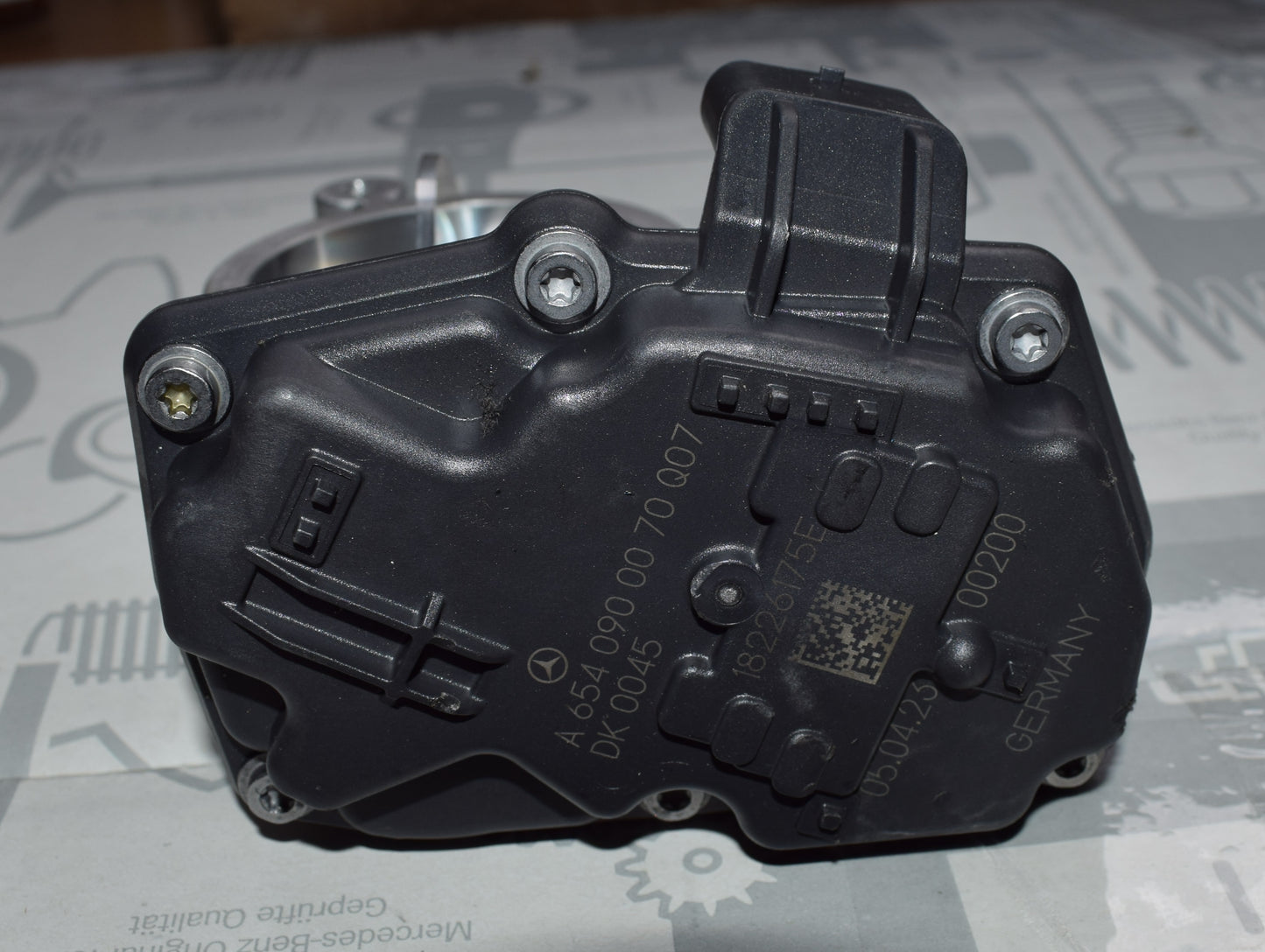 Original Mercedes Drosselklappe a6540900070 Ansaugluftdrossel OM654 OM656