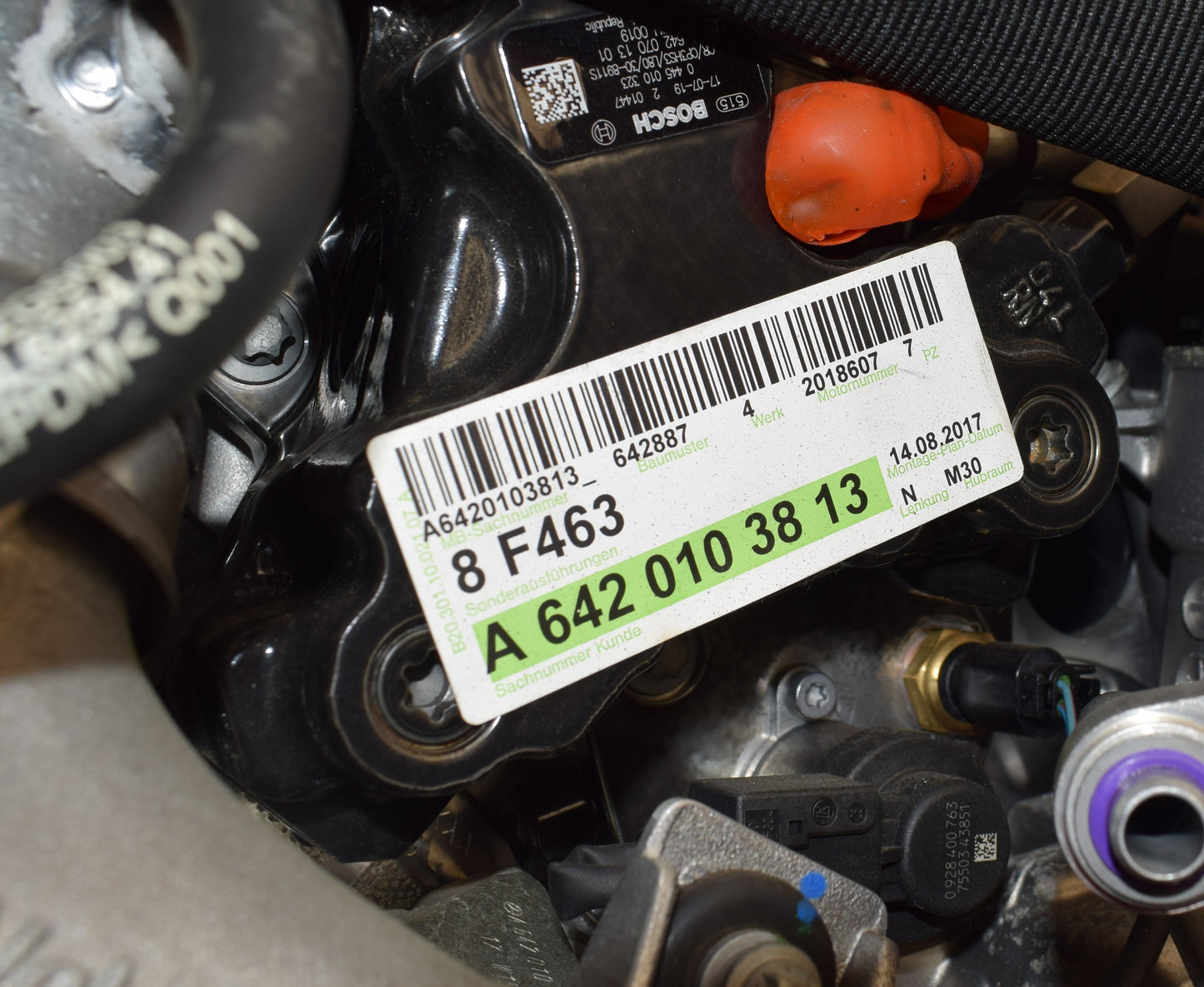 Mercedes Motor G Klasse 350d a6420103813 w463 OM642 642.887 50Km!!