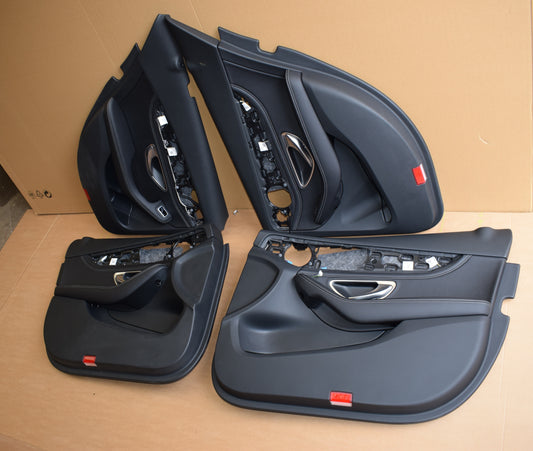 Original Mercedes w205 w253 GLC Türverkleidung Türpappe Set vorne hinten