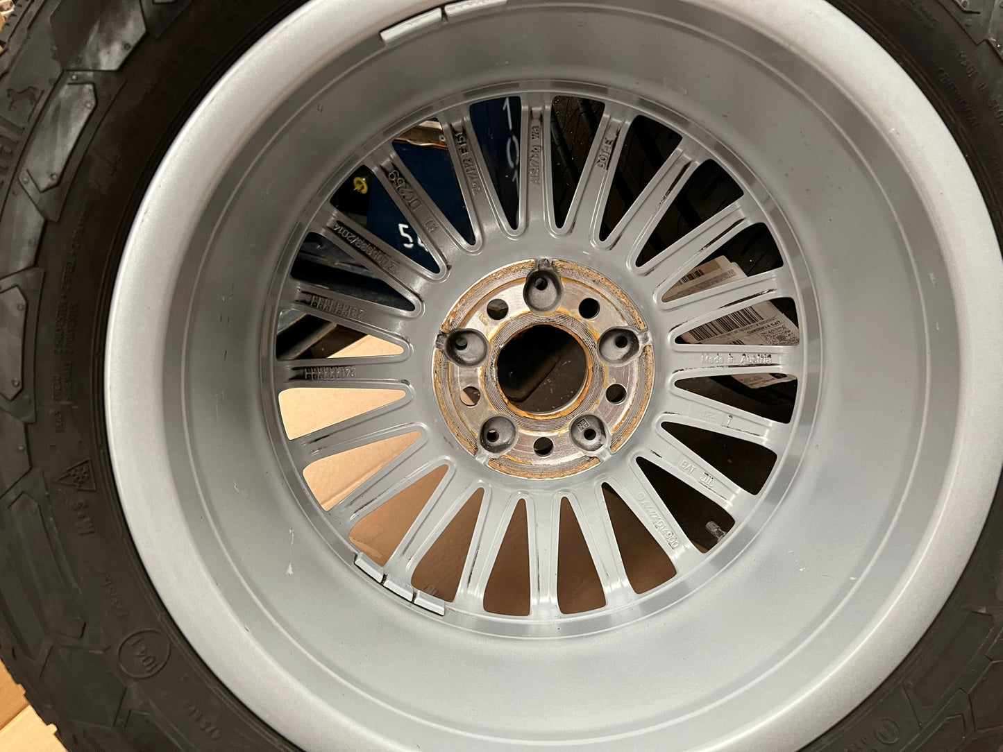 Original Mercedes w447 Räder Vito 17 Zoll Winter Continental 225